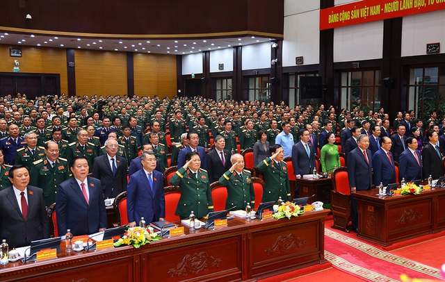 KHAI MẠC TRỌNG THỂ ĐẠI HỘI ĐẠI BIỂU ĐẢNG BỘ QUÂN ĐỘI NHIỆM KỲ 2025-2030- Ảnh 3. KHAI MẠC TRỌNG THỂ ĐẠI HỘI ĐẠI BIỂU ĐẢNG BỘ QUÂN ĐỘI NHIỆM KỲ 2025-2030- Ảnh 3.