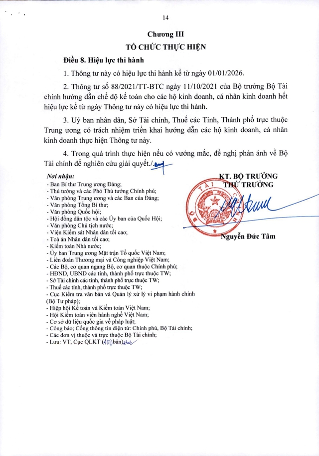 TOÀN VĂN: Thông tư 152/2025/TT-BTС hướng dẫn kế toán cho các hộ kinh doanh, cá nhân kinh doanh- Ảnh 15.