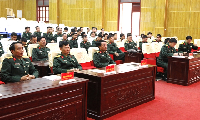 Bổ nhiệm 99 Chỉ huy trưởng Ban Chỉ huy quân sự cấp xã- Ảnh 1.