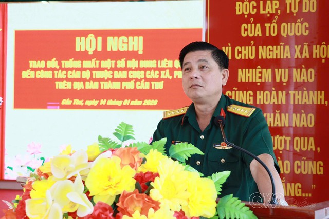 Điều động, bổ nhiệm 32 sĩ quan giữ chức Chỉ huy trưởng Ban Chỉ huy Quân sự xã, phường- Ảnh 2.