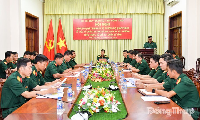 Sắp xếp Ban Chỉ huy quân sự xã, phường: Bảo đảm chính sách khi áp dụng biểu tổ chức, biên chế mới
- Ảnh 1.