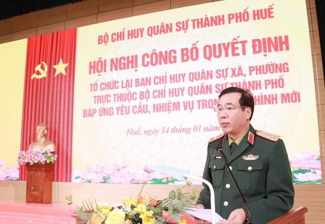 Kiện toàn tổ chức Ban Chỉ huy Quân sự cấp xã; tổ chức tuyển dụng công chức vào phục vụ quân đội- Ảnh 2.