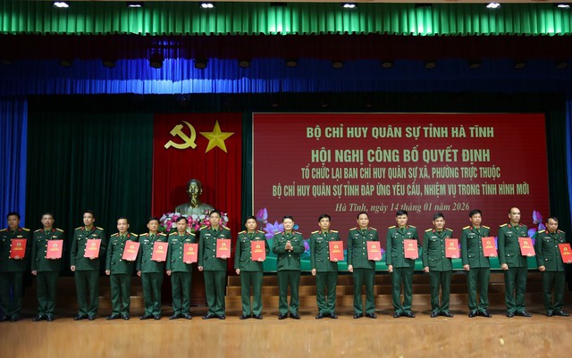 Bổ nhiệm 69 tân Chỉ huy trưởng Ban Chỉ huy Quân sự cấp xã- Ảnh 2. Bổ nhiệm 69 tân Chỉ huy trưởng Ban Chỉ huy Quân sự cấp xã- Ảnh 2.