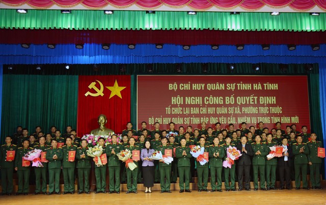 Bổ nhiệm 69 tân Chỉ huy trưởng Ban Chỉ huy Quân sự cấp xã- Ảnh 3. Bổ nhiệm 69 tân Chỉ huy trưởng Ban Chỉ huy Quân sự cấp xã- Ảnh 3.