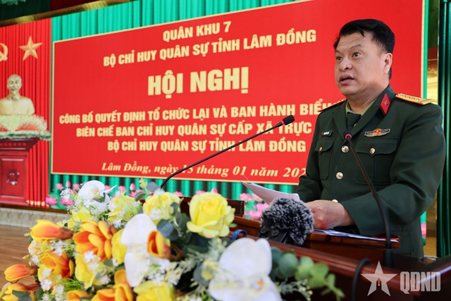Sắp xếp Ban Chỉ huy quân sự: Bổ nhiệm 124 Chỉ huy trưởng; điều động 500 sĩ quan, quân nhân về cấp xã- Ảnh 3.