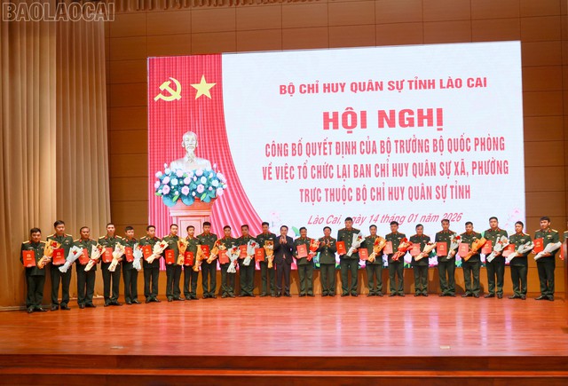 Sắp xếp Ban chỉ huy quân sự xã, phường: Đảm bảo chế độ, chính sách để cán bộ gắn bó lâu dài- Ảnh 2.