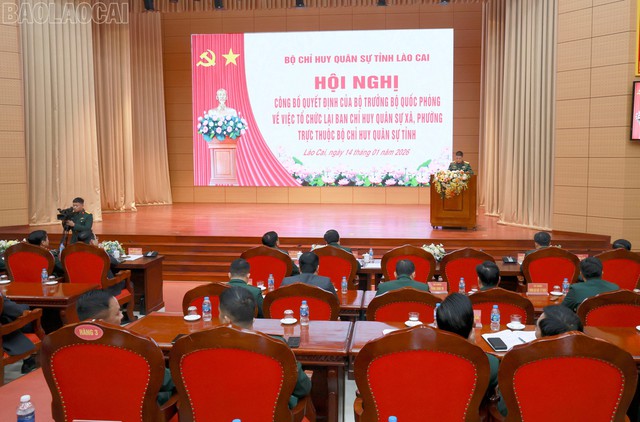 Sắp xếp Ban chỉ huy quân sự xã, phường: Đảm bảo chế độ, chính sách để cán bộ gắn bó lâu dài- Ảnh 1.