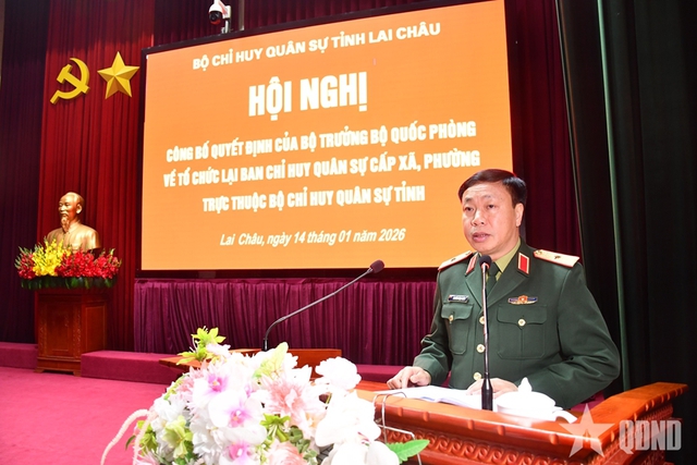 Bổ nhiệm 38 Chỉ huy trưởng Ban Chỉ huy Quân sự xã, phường; nhanh chóng kiện toàn tổ chức, biên chế- Ảnh 2.