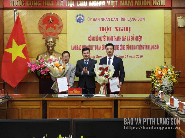 Thành lập, bổ nhiệm nhân sự lãnh đạo Ban quản lý dự án đầu tư xây dựng công trình giao thông - Ảnh 1.