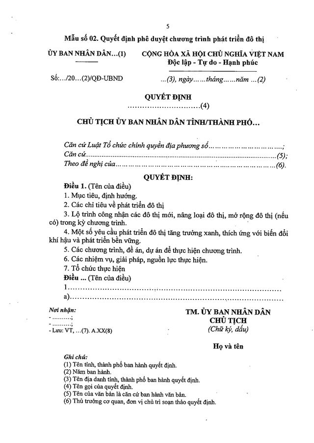 Các MẪU ĐỀ CƯƠNG liên quan đến thực hiện phát triển đô thị, đô thị xanh- Ảnh 5. Các MẪU ĐỀ CƯƠNG liên quan đến thực hiện phát triển đô thị, đô thị xanh- Ảnh 5.