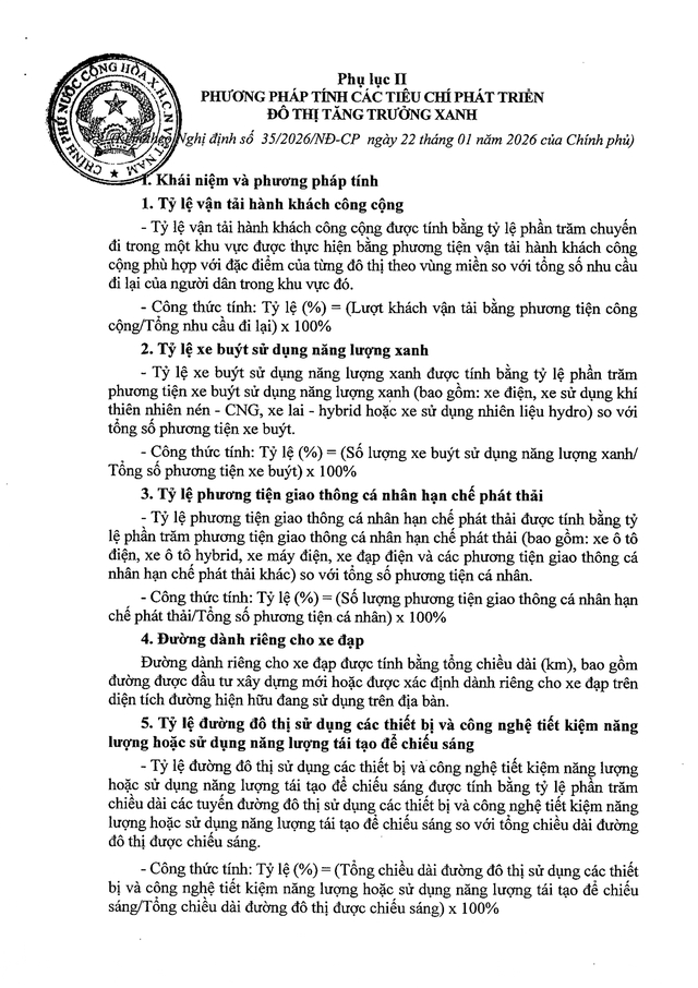 Hướng dẫn PHƯƠNG PHÁP TÍNH các tiêu chí phát triển đô thị xanh- Ảnh 2. Hướng dẫn PHƯƠNG PHÁP TÍNH các tiêu chí phát triển đô thị xanh- Ảnh 2.