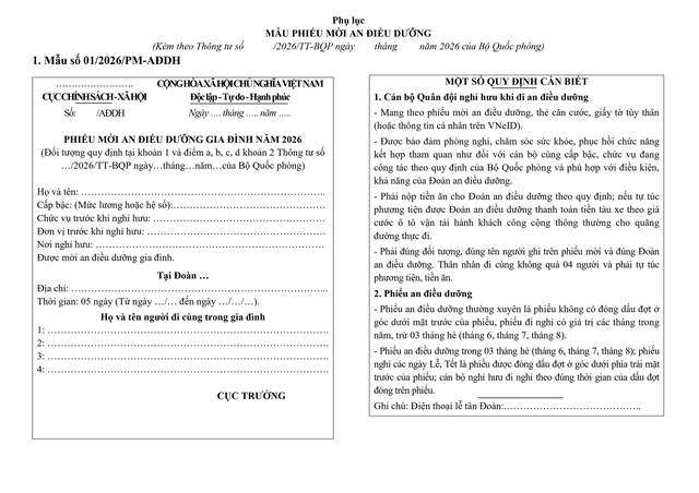 TOÀN VĂN: Dự thảo Thông tư về an điều dưỡng, chăm sóc khi bệnh hiểm nghèo, chế độ thông tin, hỗ trợ tang lễ khi từ trần với sĩ quan quân đội nghỉ hưu- Ảnh 12.