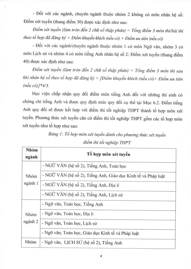 Dự kiến phương án tuyển sinh của Học viện Báo chí và Tuyên truyền (AJC) năm 2026- Ảnh 4. Dự kiến phương án tuyển sinh của Học viện Báo chí và Tuyên truyền (AJC) năm 2026- Ảnh 4.