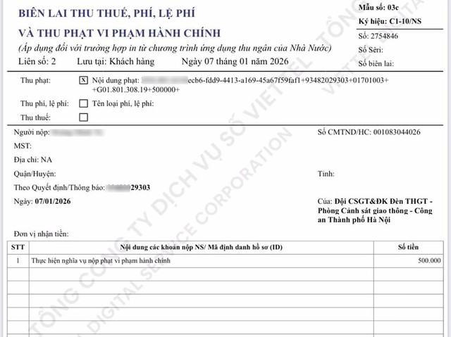 Hướng dẫn theo dõi thông tin và nộp phạt vi phạm giao thông qua ứng dụng iHanoi- Ảnh 6. Hướng dẫn theo dõi thông tin và nộp phạt vi phạm giao thông qua ứng dụng iHanoi- Ảnh 6.