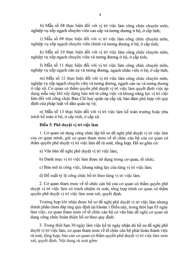 TOÀN VĂN: Nghị định 361/2025/NĐ-CР quy định về vị trí việc làm công chức- Ảnh 4.