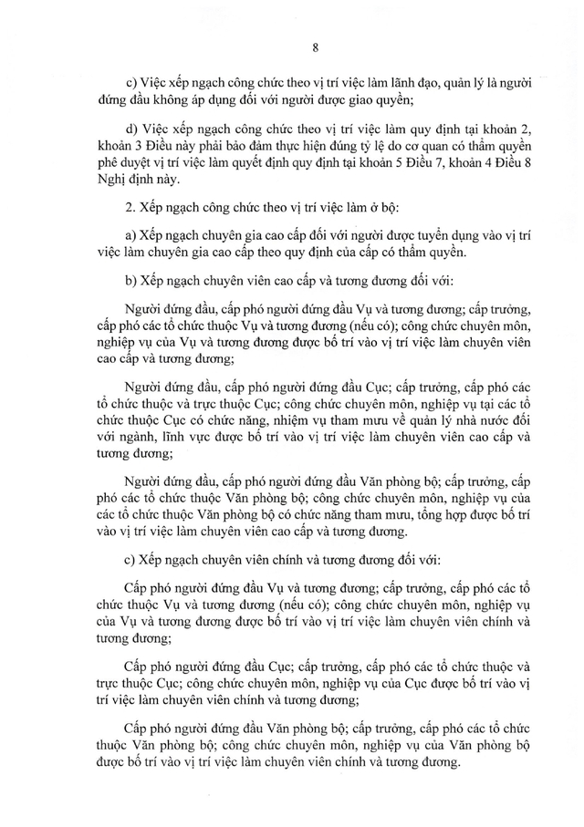 TOÀN VĂN: Nghị định 361/2025/NĐ-CР quy định về vị trí việc làm công chức- Ảnh 8.