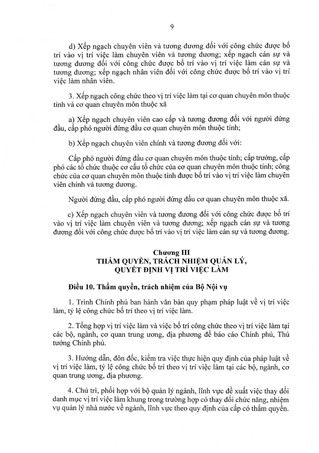 TOÀN VĂN: Nghị định 361/2025/NĐ-CР quy định về vị trí việc làm công chức- Ảnh 9.