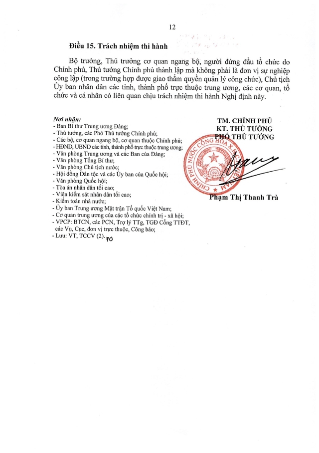 TOÀN VĂN: Nghị định 361/2025/NĐ-CР quy định về vị trí việc làm công chức- Ảnh 12.