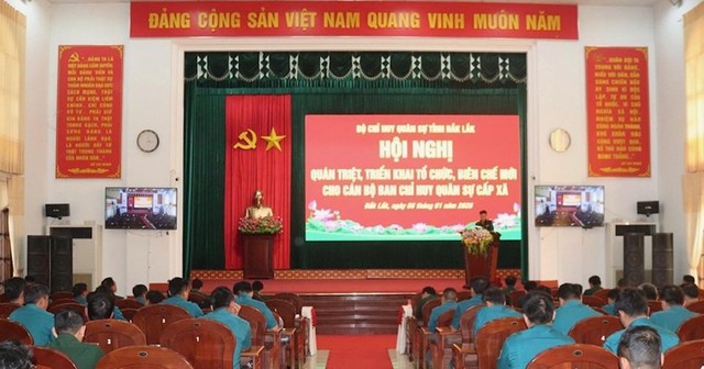 Đưa sĩ quan về Ban Chỉ huy Quân sự cấp xã: Hoàn thành bố trí các chức danh chủ chốt trước 20/1/2026- Ảnh 1.