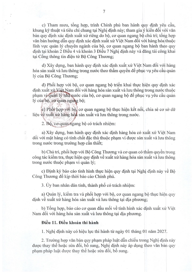 Quy định xác định xuất xứ Việt Nam với hàng hóa sản xuất, lưu thông trong nước- Ảnh 7.