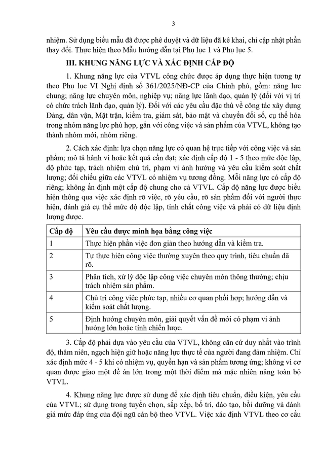 Hướng dẫn số 06-HD/BTCTW về vị trí việc làm công chức, viên chức trong các cơ quan của Đảng, MTTQ Việt Nam và các tổ chức chính trị - xã hội- Ảnh 3.