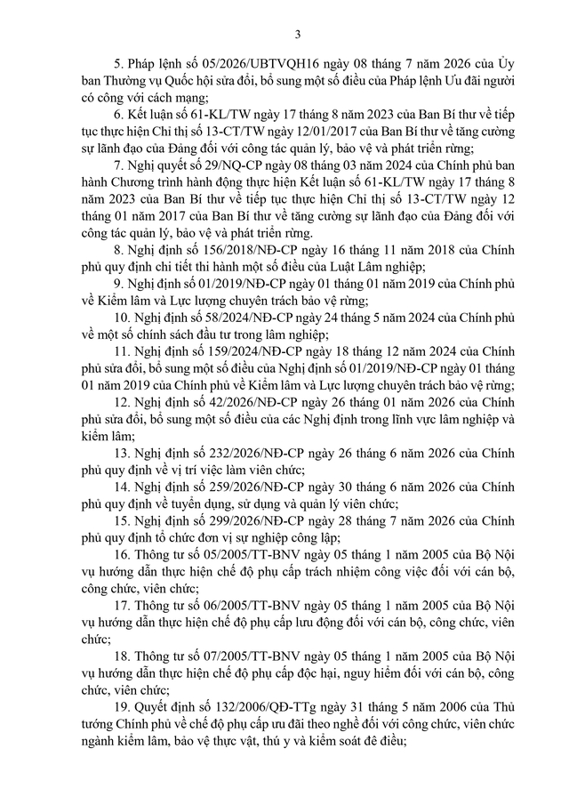 Quy định tổ chức Lực lượng chuyên trách bảo vệ rừng của Ban Quản lý Rừng phòng hộ, đặc dụng TP HCM- Ảnh 5.
