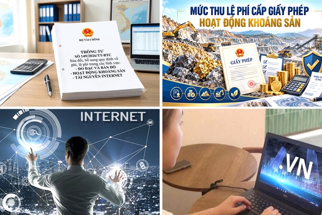 Sửa quy định mức thu, quản lý phí, lệ phí trong các lĩnh vực tài nguyên, khoáng sản và Internet- Ảnh 1.