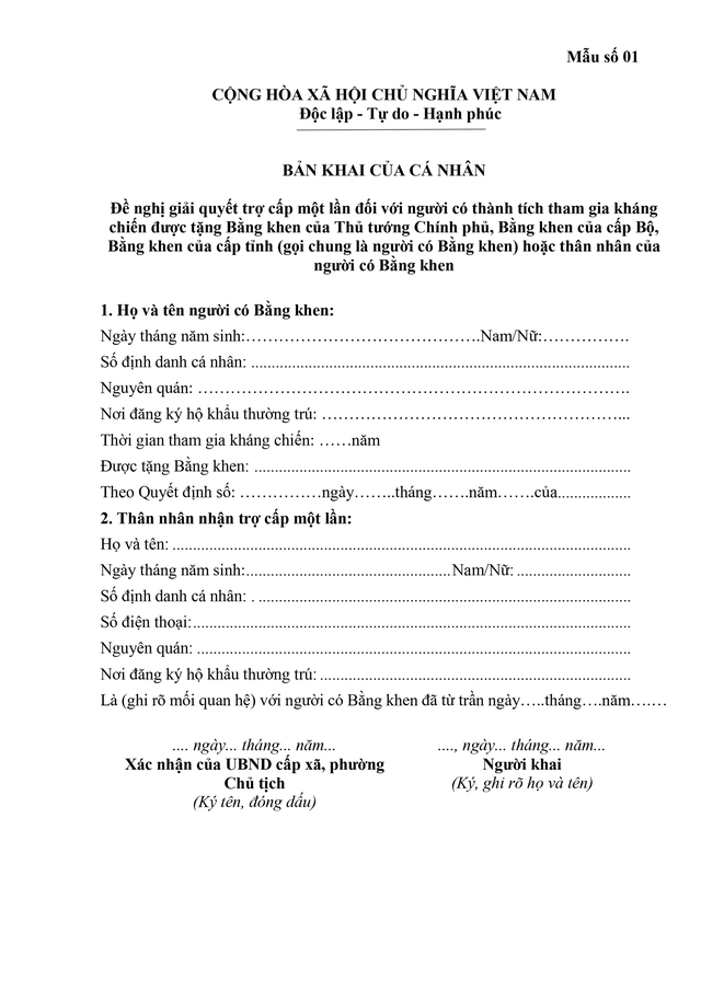 Đề xuất giảm thời gian giải quyết trợ cấp 1 lần với người tham gia kháng chiến được tặng Bằng khen- Ảnh 4.