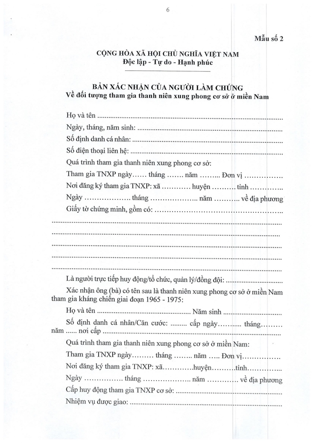 Nghị định 388/2026/NĐ-CP sửa quy định về chính sách với thanh niên xung phong cơ sở ở miền Nam tham gia kháng chiến giai đoạn 1965 -1975- Ảnh 14.