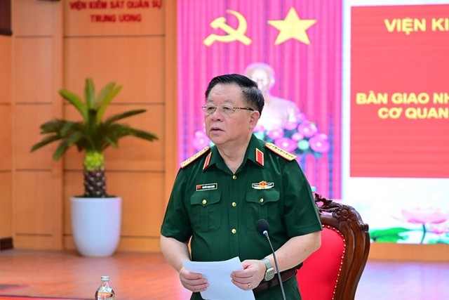 Bàn giao nhiệm vụ Viện trưởng Viện Kiểm sát quân sự Trung ương- Ảnh 2.