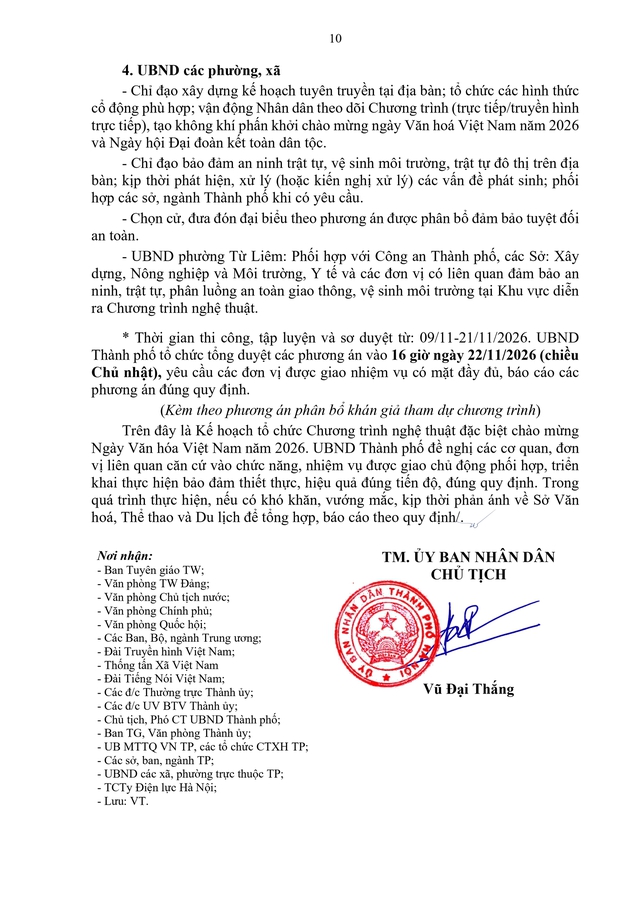 Hà Nội sẽ bắn pháo hoa chào mừng Ngày Văn hóa Việt Nam năm 2026 - Ảnh 10.