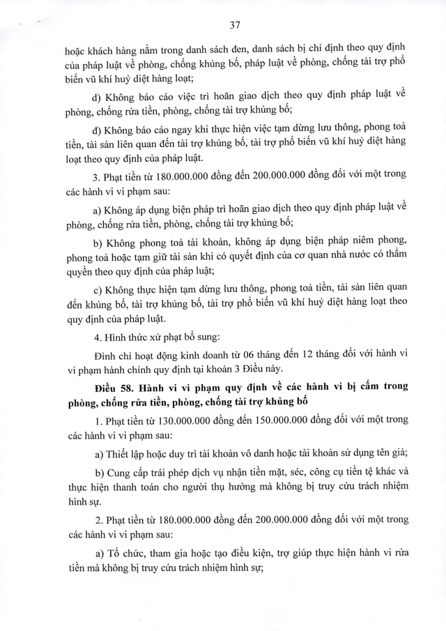 Quy định xử phạt vi phạm hành chính lĩnh vực kinh doanh đặt cược, trò chơi có thưởng- Ảnh 37.