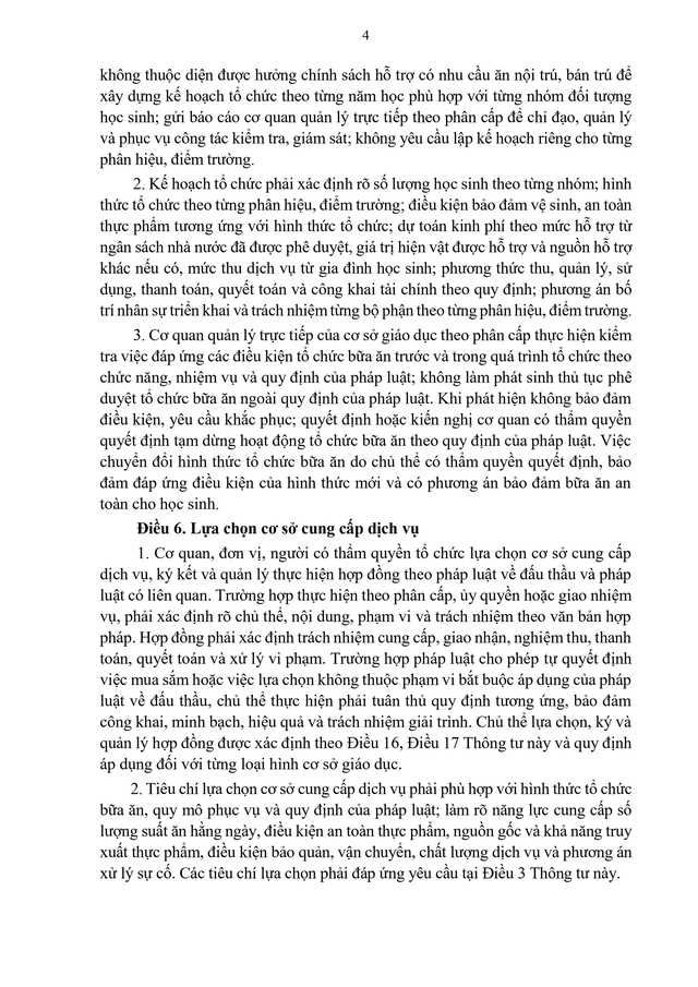 Chuẩn hóa quy trình tổ chức, bảo đảm an toàn và chất lượng bữa ăn nội trú, bán trú - Ảnh 4.
