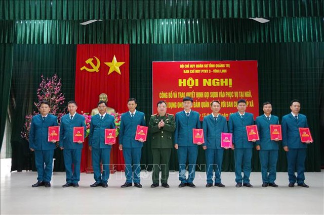 Gọi sĩ quan dự bị, tuyển dụng quân nhân chuyên nghiệp làm công chức Ban Chỉ huy Quân sự cấp xã- Ảnh 3. Gọi sĩ quan dự bị, tuyển dụng quân nhân chuyên nghiệp làm công chức Ban Chỉ huy Quân sự cấp xã- Ảnh 3.