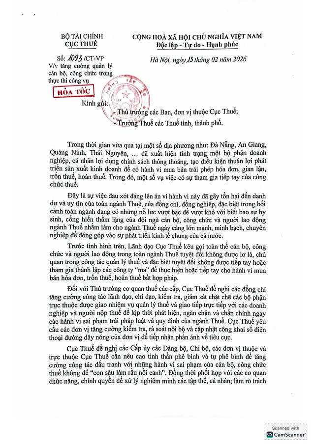 Yêu cầu xử lý nghiêm minh hành vi tiếp tay mua bán trái phép hóa đơn, gian lận, trốn thuế, hoàn thuế- Ảnh 2. Yêu cầu xử lý nghiêm minh hành vi tiếp tay mua bán trái phép hóa đơn, gian lận, trốn thuế, hoàn thuế- Ảnh 2.