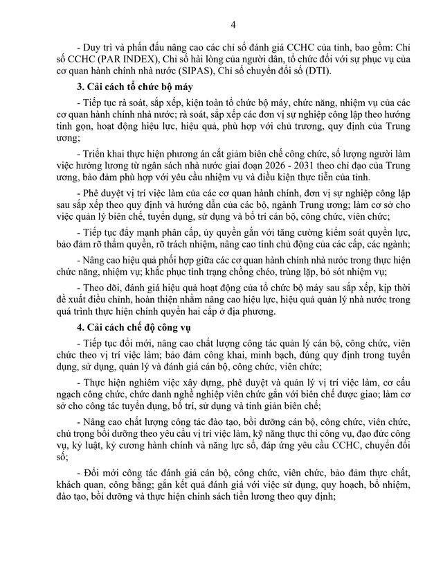 Tiếp tục sắp xếp đơn vị sự nghiệp, kiện toàn tổ chức bộ máy; triển khai phương án cắt giảm biên chế công chức- Ảnh 5. Tiếp tục sắp xếp đơn vị sự nghiệp, kiện toàn tổ chức bộ máy; triển khai phương án cắt giảm biên chế công chức- Ảnh 5.