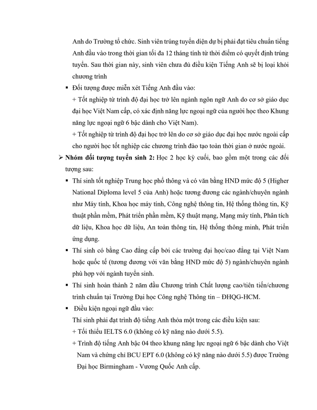 Phương thức tuyển sinh 2026 Trường Đại học Công nghệ Thông tin TPHCM- Ảnh 9.