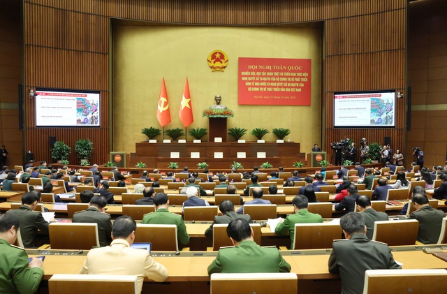 HỘI NGHỊ TOÀN QUỐC QUÁN TRIỆT, TRIỂN KHAI THỰC HIỆN NGHỊ QUYẾT SỐ 79-NQ/TW và NGHỊ QUYẾT SỐ 80-NQ/TW của BỘ CHÍNH TRỊ- Ảnh 2.