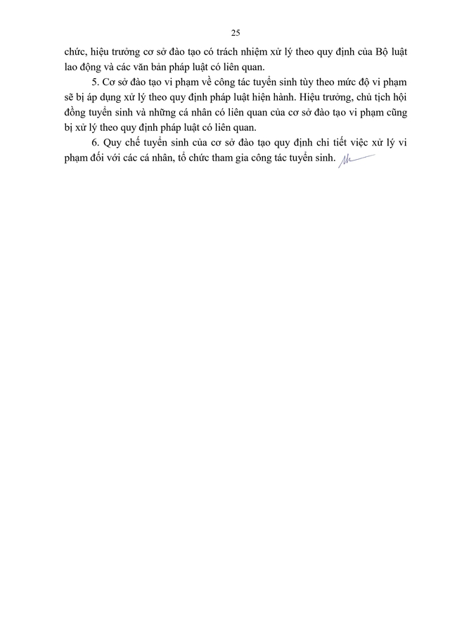 TOÀN VĂN: Thông tư 06/2026/TT-BGDĐT quy chế tuyển sinh đào tạo Đại học, cao đẳng giáo dục mầm non- Ảnh 27.