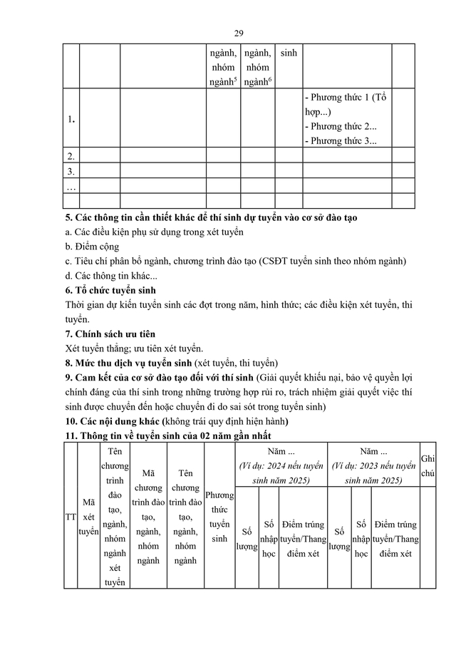 TOÀN VĂN: Thông tư 06/2026/TT-BGDĐT quy chế tuyển sinh đào tạo Đại học, cao đẳng giáo dục mầm non- Ảnh 31.