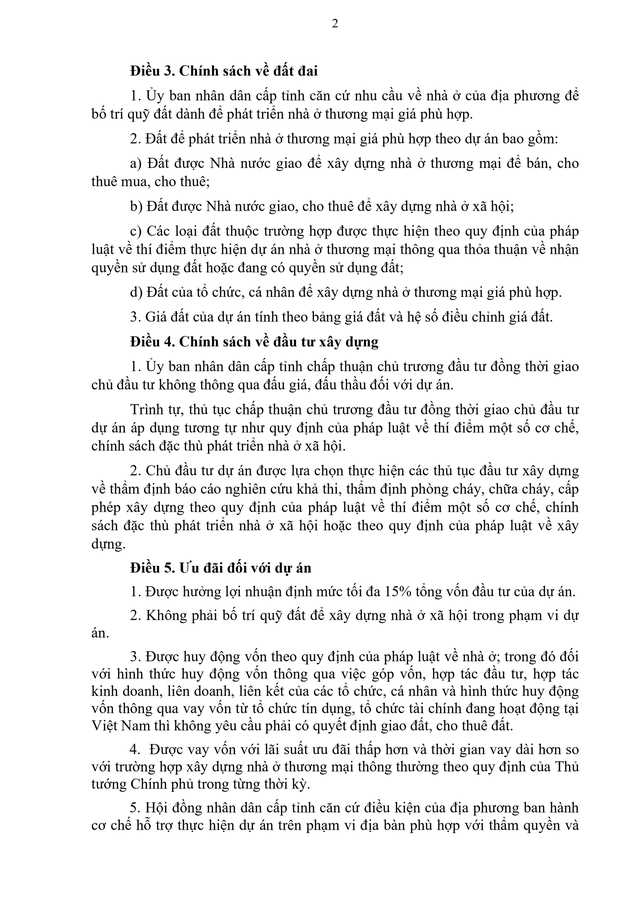 TOÀN VĂN: Dự thảo Nghị quyết về thí điểm phát triển nhà ở thương mại giá phù hợp- Ảnh 4.