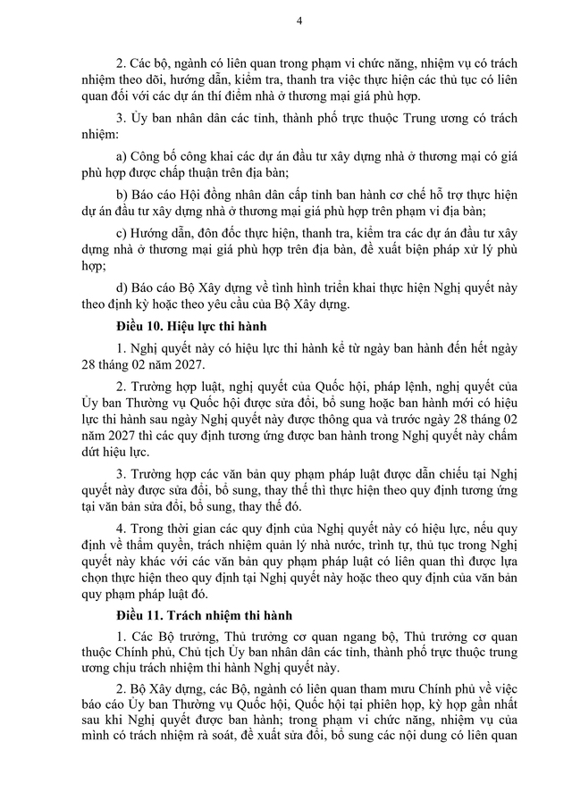 TOÀN VĂN: Dự thảo Nghị quyết về thí điểm phát triển nhà ở thương mại giá phù hợp- Ảnh 6.