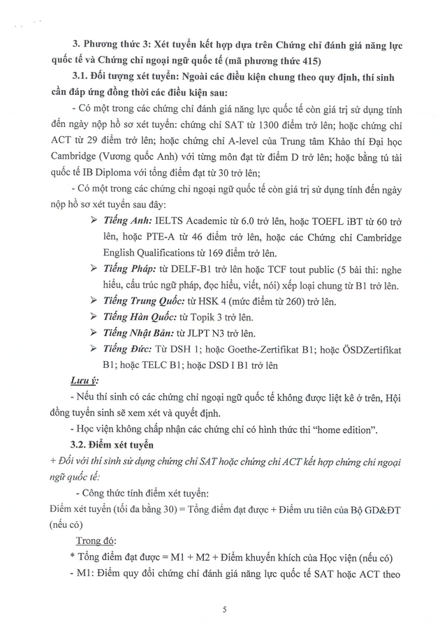 TUYỂN SINH 2026: Dự kiến phương thức, chỉ tiêu tuyển sinh của Học viện Ngoại giao- Ảnh 5.