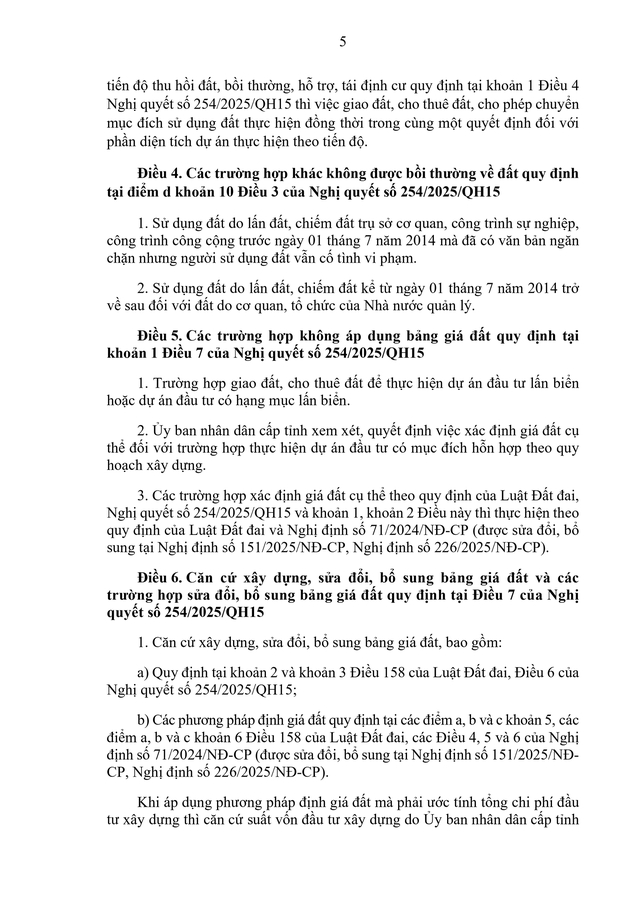 TOÀN VĂN: Nghị định 49/2026/NĐ-CP quy định chi tiết, hướng dẫn Nghị quyết 254/2025/QH15 tháo gỡ khó khăn, vướng mắc trong thi hành Luật Đất đai- Ảnh 7.