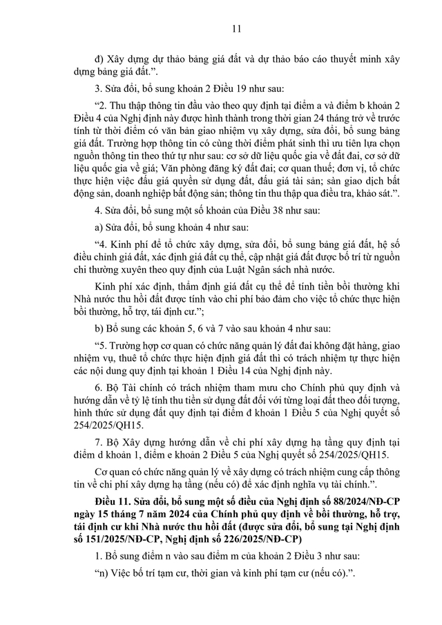TOÀN VĂN: Nghị định 49/2026/NĐ-CP quy định chi tiết, hướng dẫn Nghị quyết 254/2025/QH15 tháo gỡ khó khăn, vướng mắc trong thi hành Luật Đất đai- Ảnh 13.