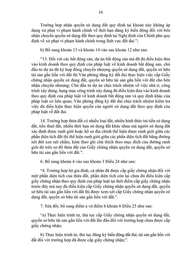 TOÀN VĂN: Nghị định 49/2026/NĐ-CP quy định chi tiết, hướng dẫn Nghị quyết 254/2025/QH15 tháo gỡ khó khăn, vướng mắc trong thi hành Luật Đất đai- Ảnh 18.