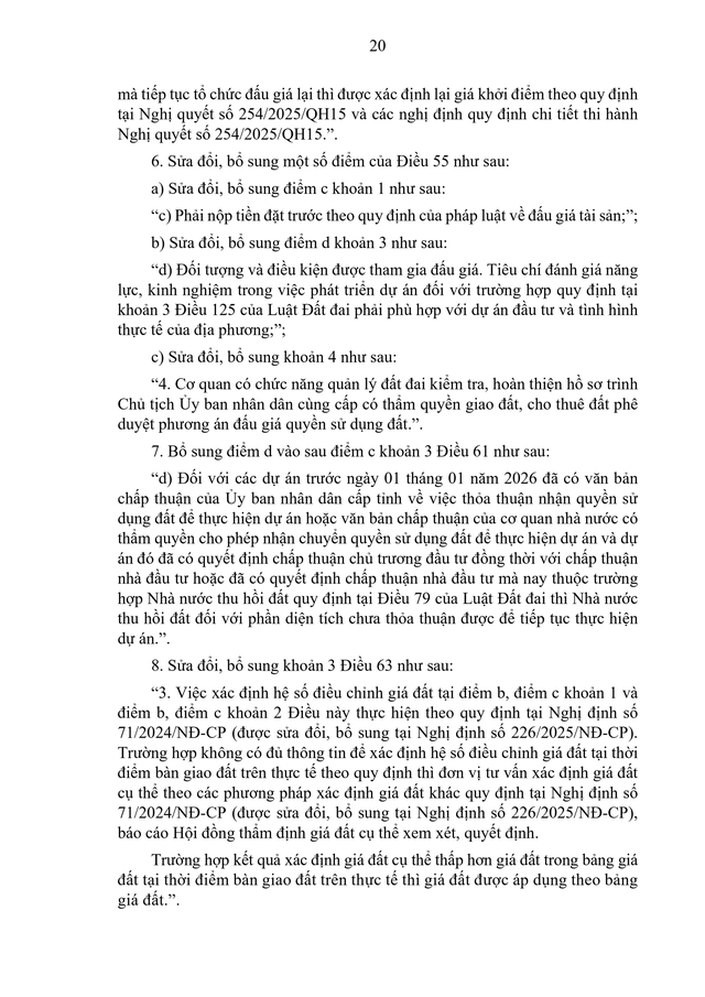 TOÀN VĂN: Nghị định 49/2026/NĐ-CP quy định chi tiết, hướng dẫn Nghị quyết 254/2025/QH15 tháo gỡ khó khăn, vướng mắc trong thi hành Luật Đất đai- Ảnh 22.