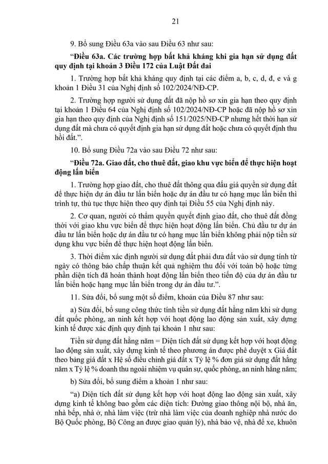 TOÀN VĂN: Nghị định 49/2026/NĐ-CP quy định chi tiết, hướng dẫn Nghị quyết 254/2025/QH15 tháo gỡ khó khăn, vướng mắc trong thi hành Luật Đất đai- Ảnh 23.