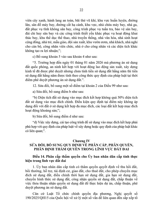 TOÀN VĂN: Nghị định 49/2026/NĐ-CP quy định chi tiết, hướng dẫn Nghị quyết 254/2025/QH15 tháo gỡ khó khăn, vướng mắc trong thi hành Luật Đất đai- Ảnh 24.