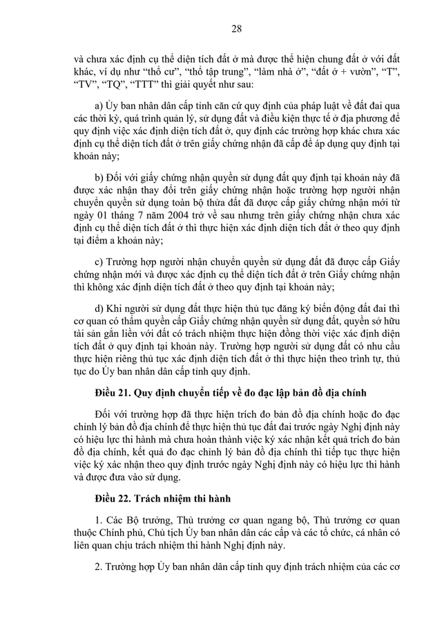 TOÀN VĂN: Nghị định 49/2026/NĐ-CP quy định chi tiết, hướng dẫn Nghị quyết 254/2025/QH15 tháo gỡ khó khăn, vướng mắc trong thi hành Luật Đất đai- Ảnh 30.